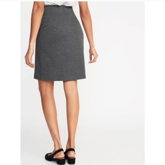 Old Navy Classic Gray Ponte Knit Women's Skirt - XL - Picture 2 of 2
